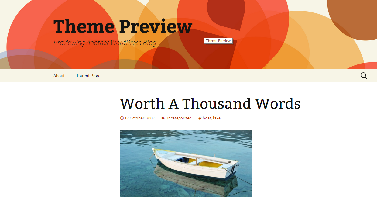 Twenty Thirteen WordPress Theme