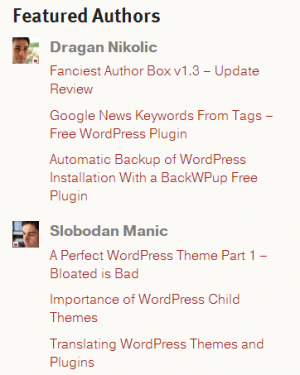 List Authors Widget by ThematoSoup