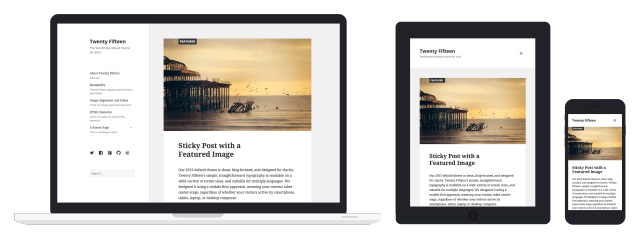 Twenty Fifteen, new default WordPress theme