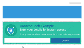 Thrive Leads Content Unlock Form