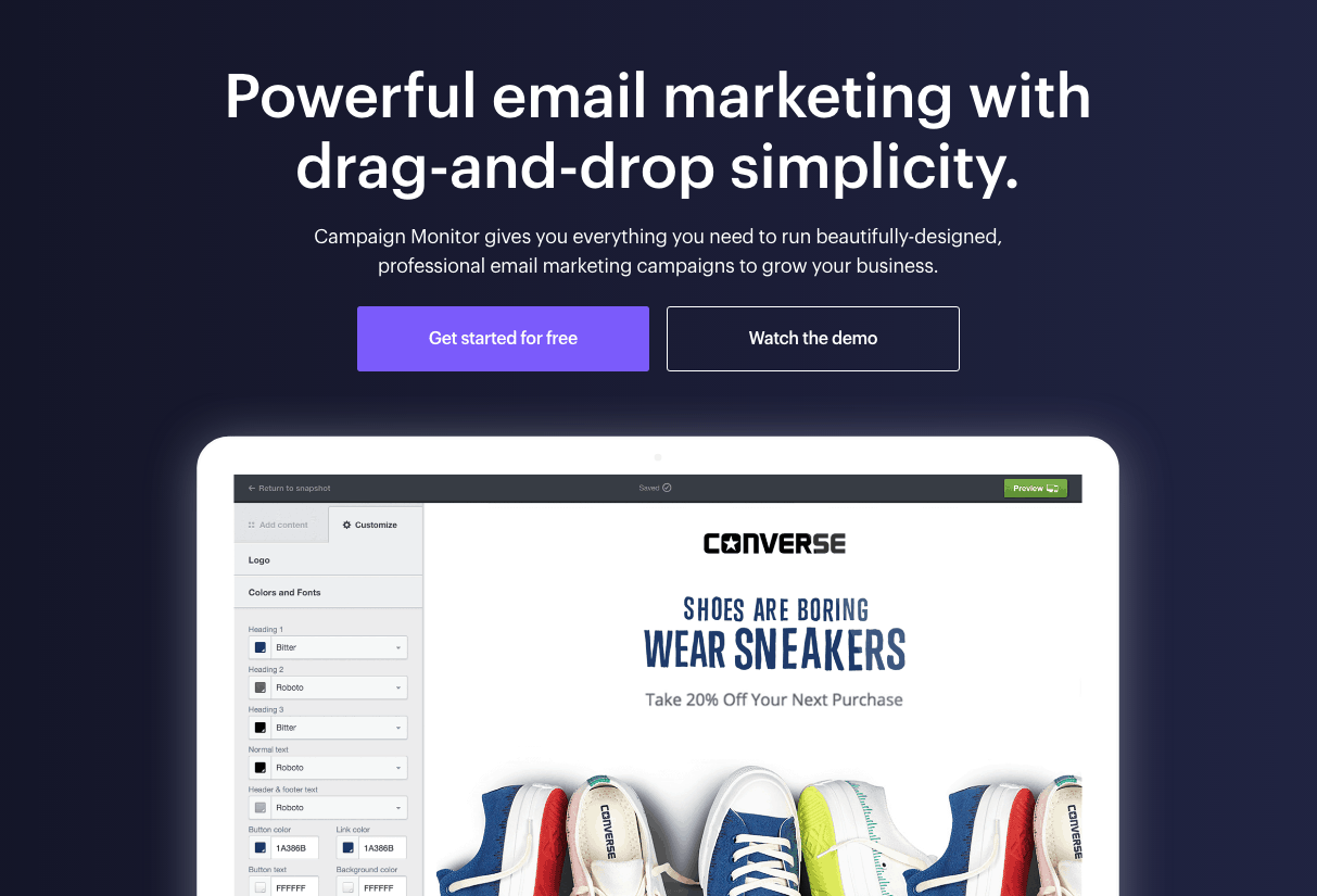 Mailchimp Alternative, Campaign Monitor