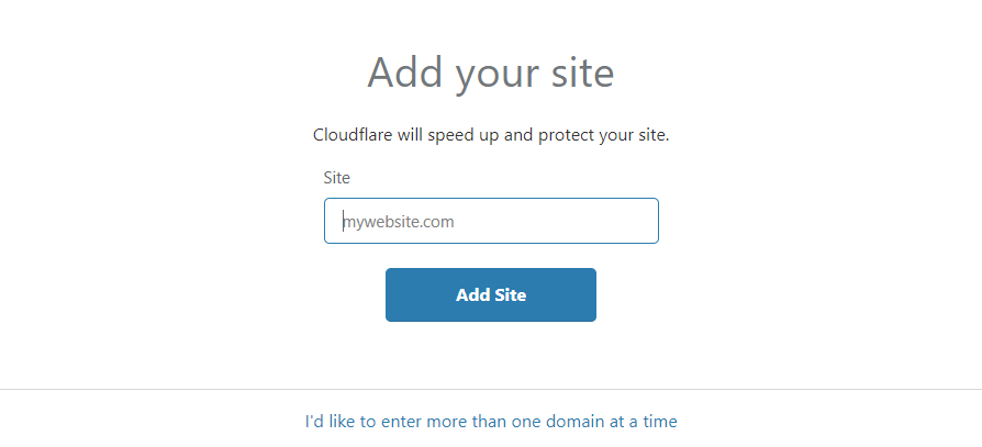 Cloudflare Registering Domain