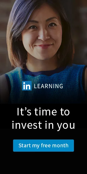 LinkedIn Learning - Start Your free Month