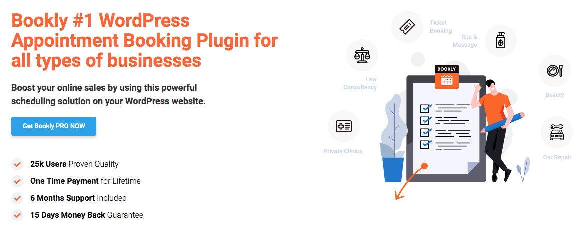 Bookly WordPress Appointment Booking Plugin