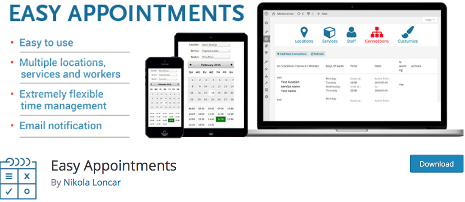 Easy Appointments Free WordPress Scheduling Plugin