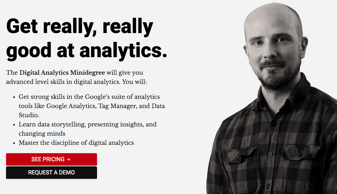 Digital Analytics Minidegree by CXL Institute